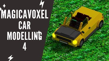 How to model a Car 4 | MAgicaVoxel Speed-Art