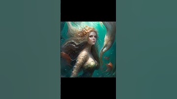 Mermaid - Open AI - Midjourney Illustrated