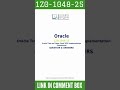 Top Oracle Expert Reveals Best 1Z0-1048-25 Exam Techniques