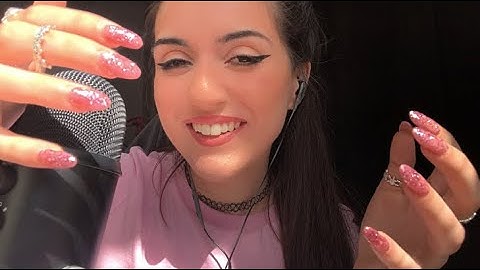 ASMR Repeating My *TINGLY* Patreon Information (up close whisper, hand movements to help you relax)