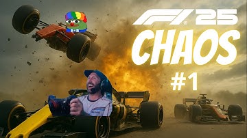 F1 25 Overleven in Multiplayer Open Lobby-races (F125 Chaos - Payaso Night Series #1)