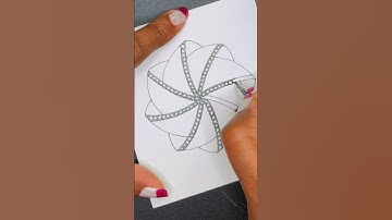 Zentangle Pattern For Stress Relief 🌸 #shorts #youtubeshorts  #zentangle #trending #easyart #art