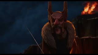 Spazzatura saves Pinocchio from his evil master | Guillermo Del Toro's Pinocchio 2022 | Movie clip