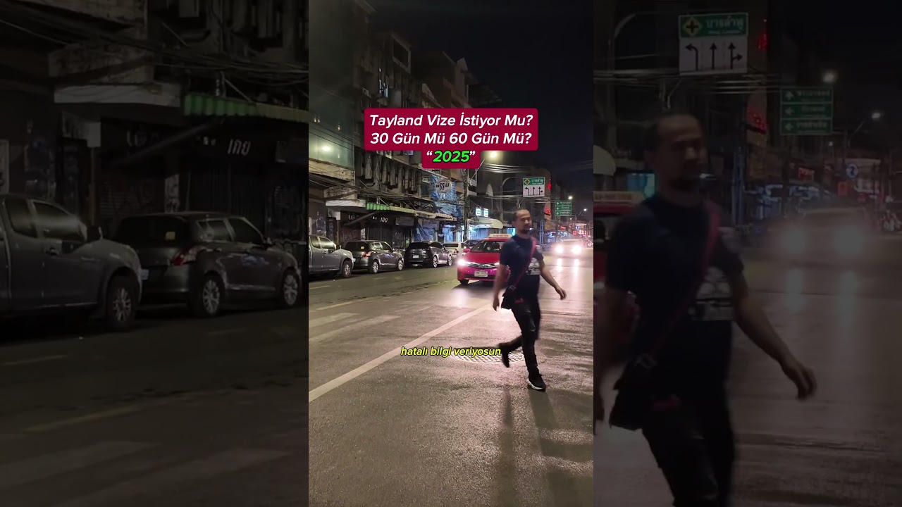 Tayland vizesi hakkında son durum bu şekilde | 2025 🇹🇭 #tayland