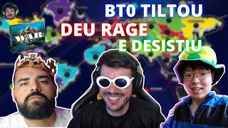 Bt0 deu rage contra Gau e Liminha no WAR - Gaules saiu varrendo o mapa (NOVO)