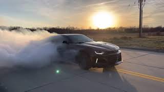 Camaro ZL1 10 speed burnout