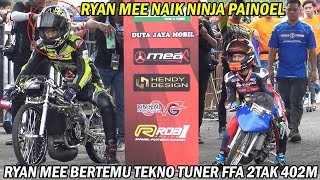 WOW ! Ryan Mee Naik Ninja Paling Tercepat Jatim Lawan Tekno Tuner Di FFA 2 TAK 402M IDW SERI 1 2023