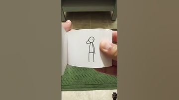 Cute flip book character tiktok dance 💖 #drawing #flipbook #art #stickman #dance #shorts #viral
