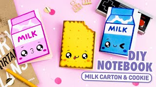 :          | DIY Origami Notebook Milk Carton & Cookie