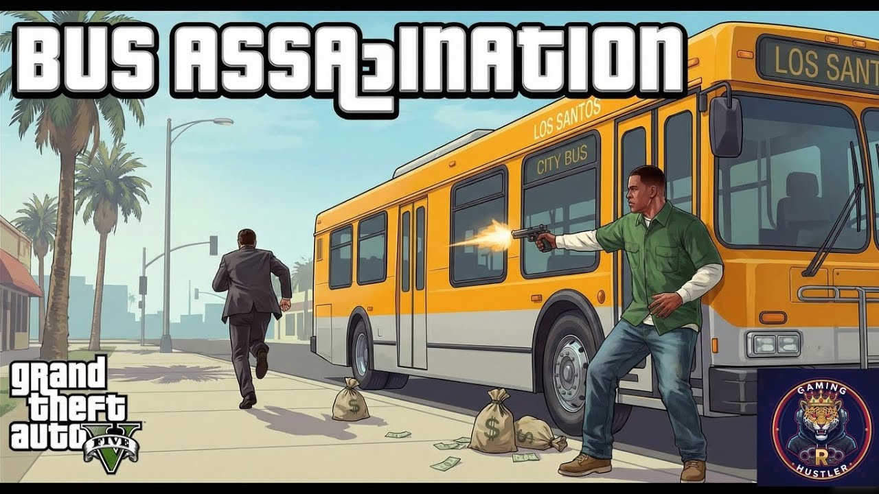 GTA V: The Bus Assassination Mission full 👍 Follow 🤝 Like ❤️ subscribe 🚨 and support my channel 🙏👍