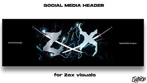 ZaxVisuals header speedart