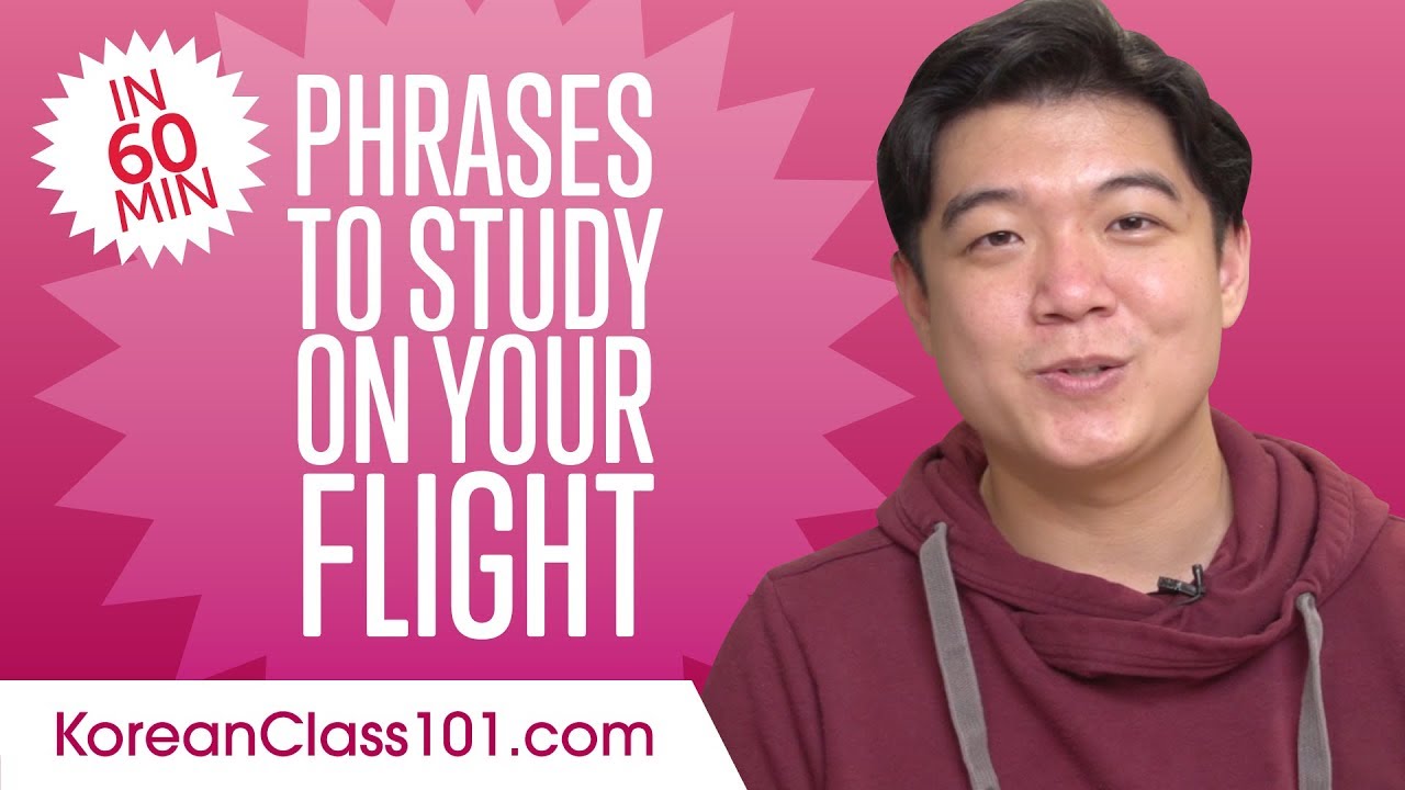 ⁣Phrases to Study on Your Flight to Korea