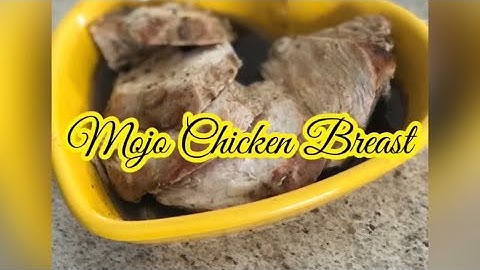 Perfect, Juicy, Mojo Chicken! Cuban style!