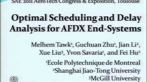 Optimal Scheduling and Delay Analysis for AFDX End-Systems