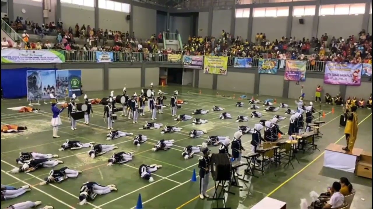 Marching Band Gema Nada MI KAHASRI Dalam Lomba Unjuk Gelar (LUG) Walikota Cup 2023