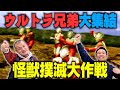 【ウルトラマン2後編】次々と襲いかかる怪獣達をカミナリが撃退する！【ウルトラ兄弟大集結】