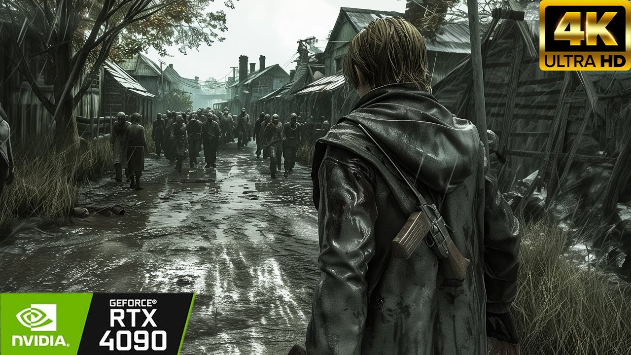 VILLAGE SIEGE (PC) RTX 4090 RAY TRACING ULTRA REALISTIC Graphics [4K] Resident Evil 4