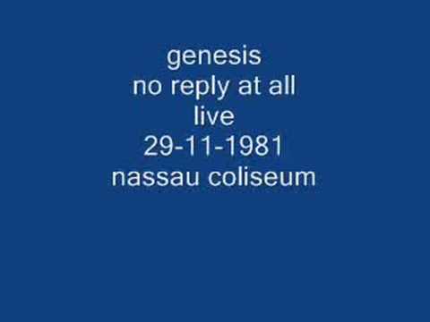 genesis- no reply at all (live)