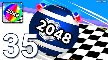 Ball Run 2048 - Gameplay Walkthrough Part 35 - Level 595-628 (iOS, Android)