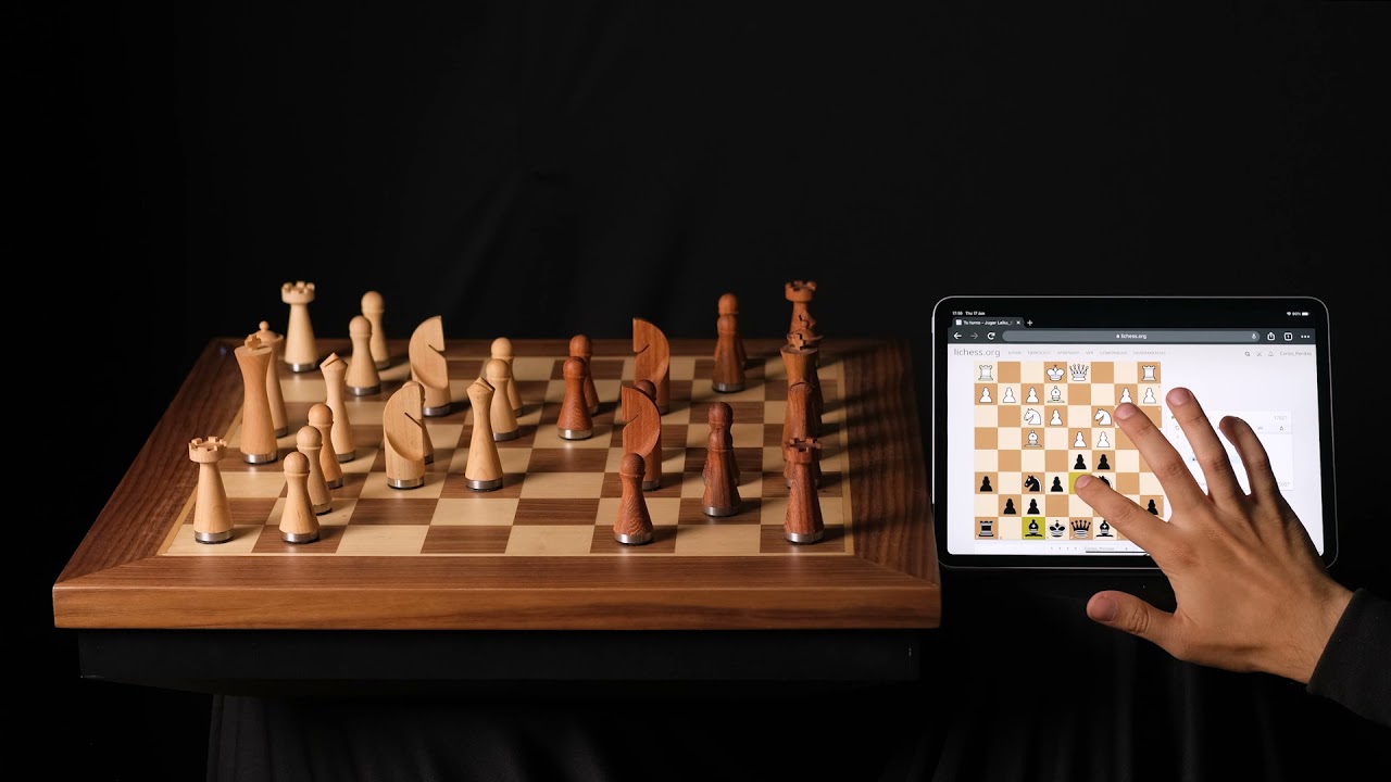 PHANTOM. The Robotic Chessboard Made of Real Wood