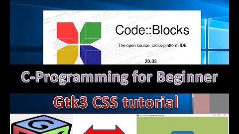 GTK3 C : CSS Tutorial