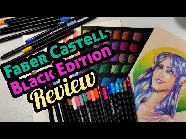 Faber Castell Black Edition Colored Pencil Review (Pencils for Trendy  Teens!) 