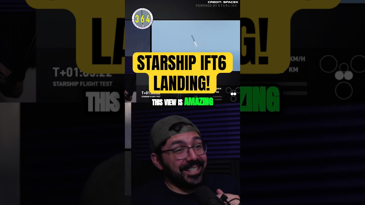 MY REACTION to SpaceX Starship IFT6 Ocean Landing!