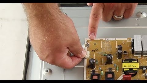 Vizio 42" LED TV Power Supply Replacement Tutorial - Model E420-A0 - Part Number 0500-0614-0300