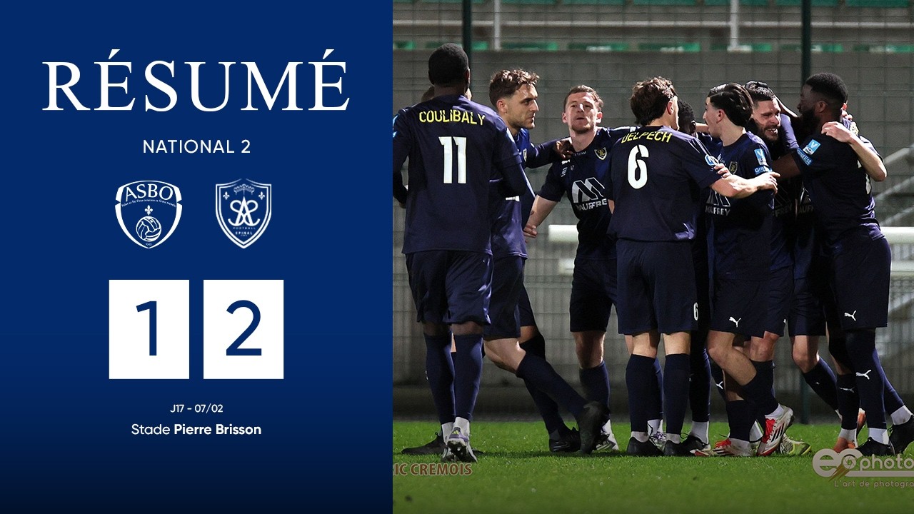 ⚽ Résumé | National 2 - J17 : ASBO x SAS (1-2)