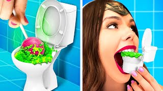 JOKER BATHROOM: Why You Should Hide a Secret Room in a Bathroom! Edible hacks and gadgets by Coolala