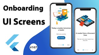 Flutter Tutorial - Onboarding UI Screen