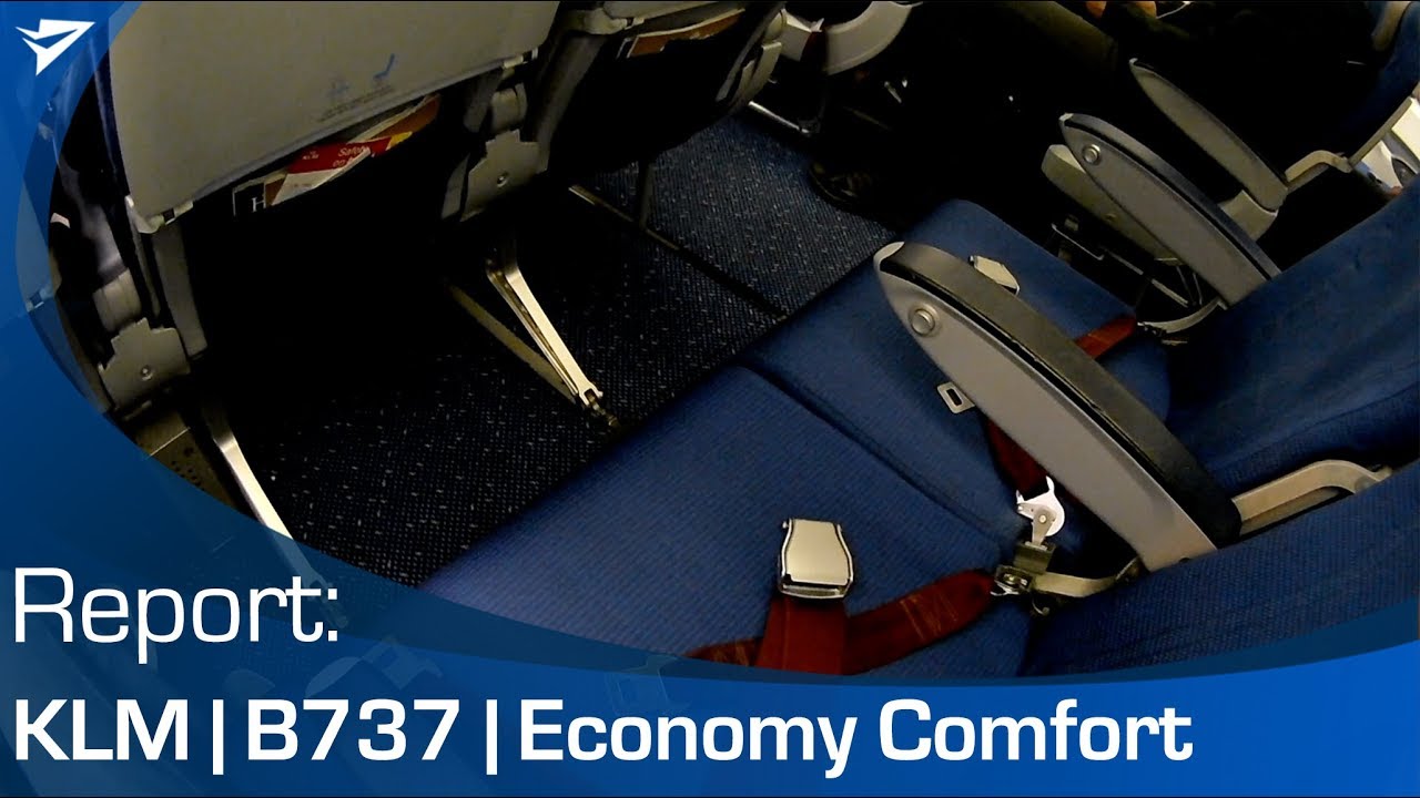 Report Klm 737 Economy Comfort Youtube