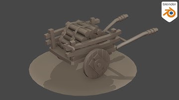 Stylized Cart in Blender - Timelapse - Part 1: Modeling