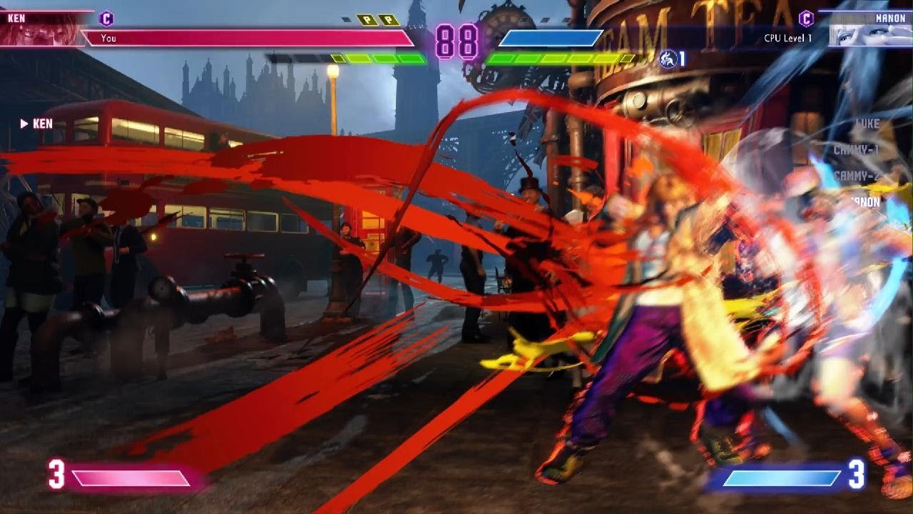 Street Fighter 6 ken defeat manon