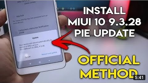 Android 9 Pie Update Redmi Note 5 Pro Beta Updated Now