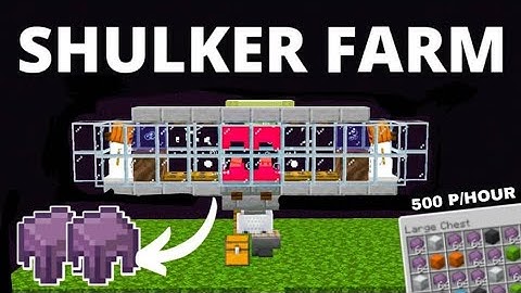 SIMPLE 1.19 SHULKER FARM TUTORIAL in Minecraft Bedrock (MCPE/Xbox/PS4/ Nintendo Switch/Windows10)