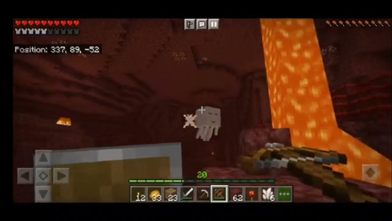 How I use crossbow 🤣🤣🤣 How not to kill a Ghast funny ghast nether