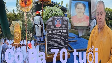đám tang cụ bà 70 tuổi Con cháu khóc nức nở áo quan siêu nặng 30 người khiêng