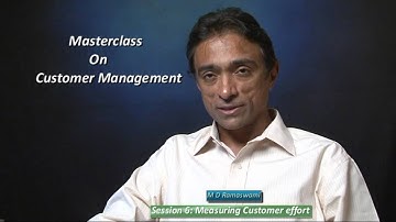 Measuring Customer Effort