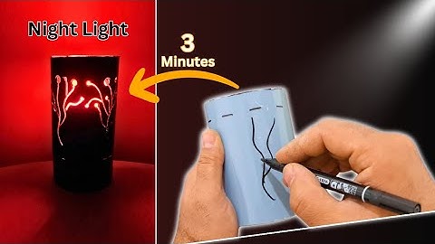 stunning decorative desk light | how to make bedroom lamp from pvc pipe