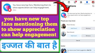 you have new top fans mentioning them to show appreciation can help engagement 💯