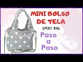 Cómo hacer un bolso de tela elegante y único paso a paso / Moldes gratis para descargar PDF