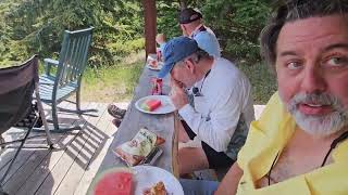Smiling Moose Lodge TWA, lunch with a view!