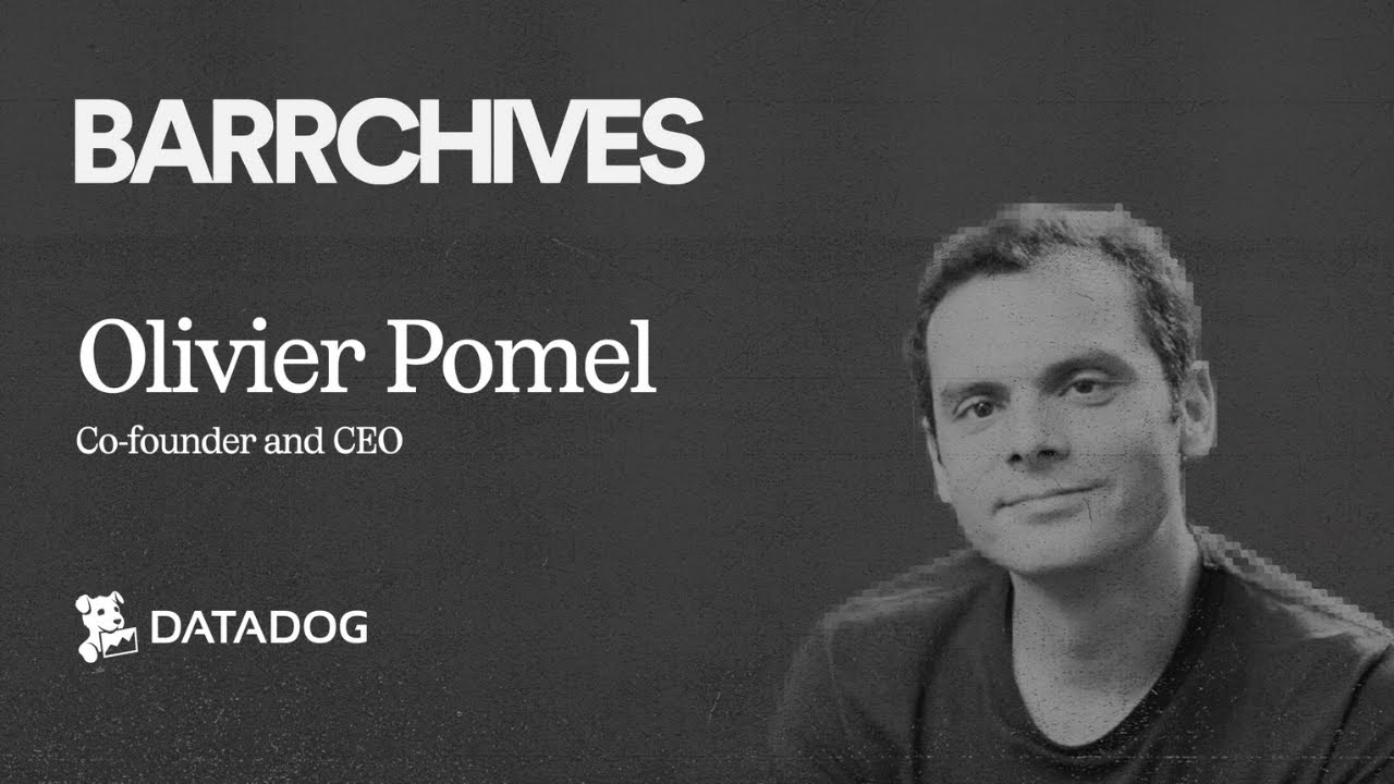 Datadog’s AI Story, with Olivier Pomel, Founder and CEO of Datadog ...