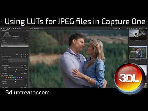 Using LUTs for JPG files in Capture One