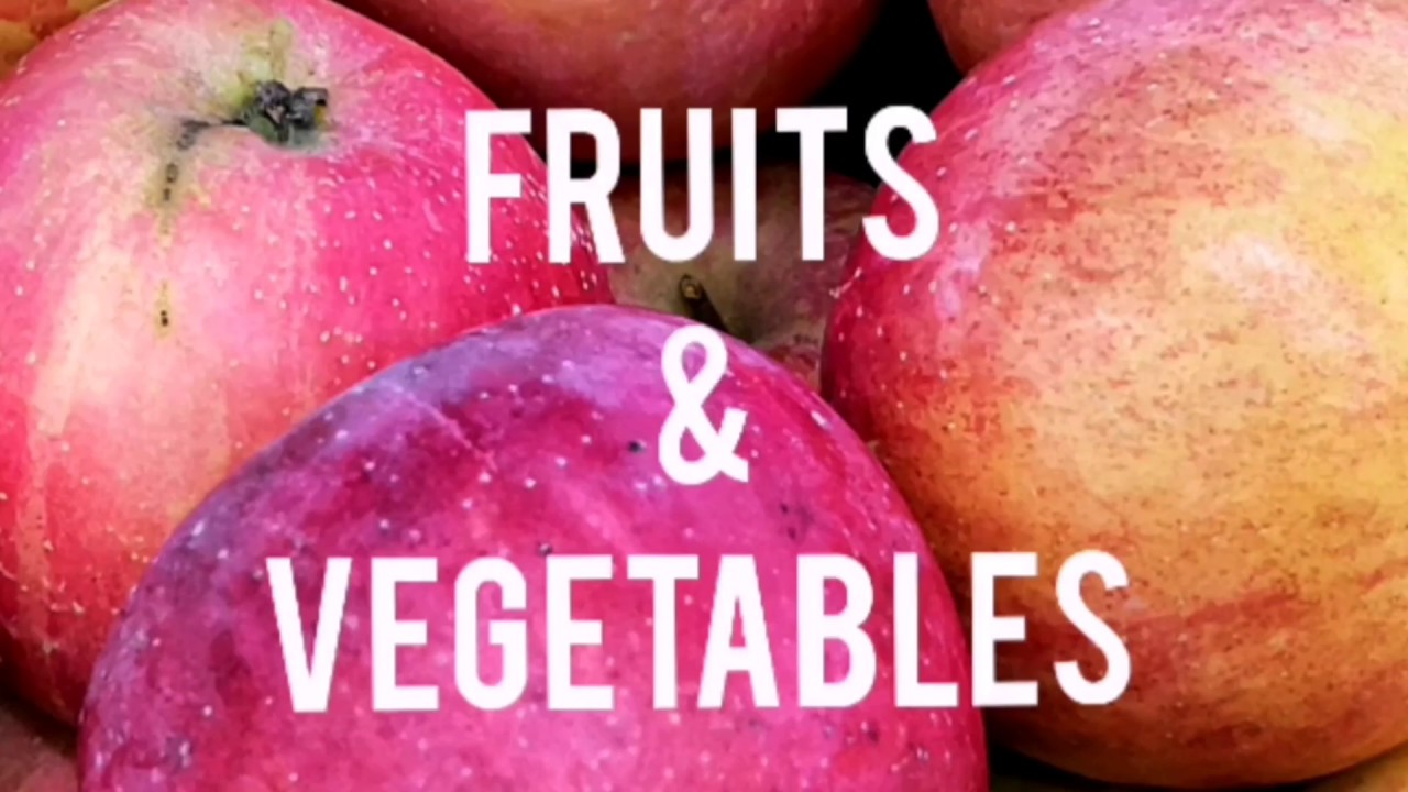 Fruits and Vegetables very colorful slideshow of fruits and