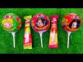 Satisfying video Asmr Lollipops candy and chocolate gummy candy and Unboxing video #2