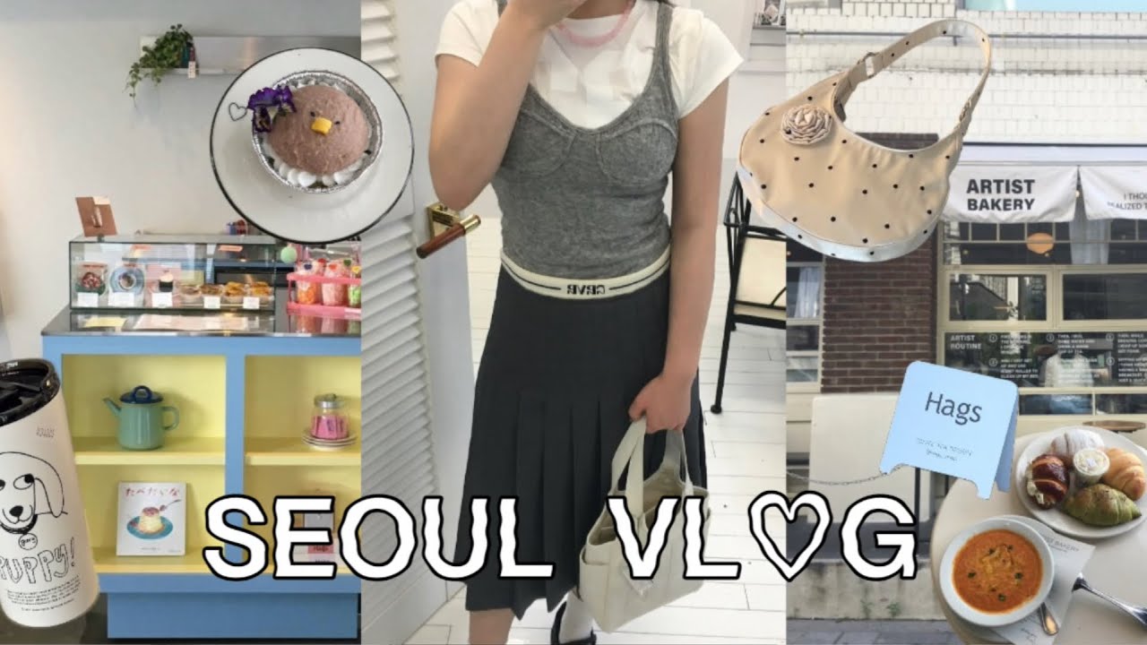 [korea vlog]2024.9月秋のドタバタ弾丸韓国旅行with家族✶⋆.˚/今話題のショップ巡り🏬🍀