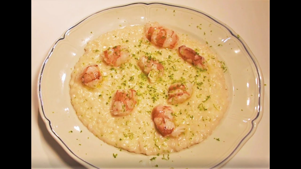RISOTTO AI GAMBERI E LIME YouTube
