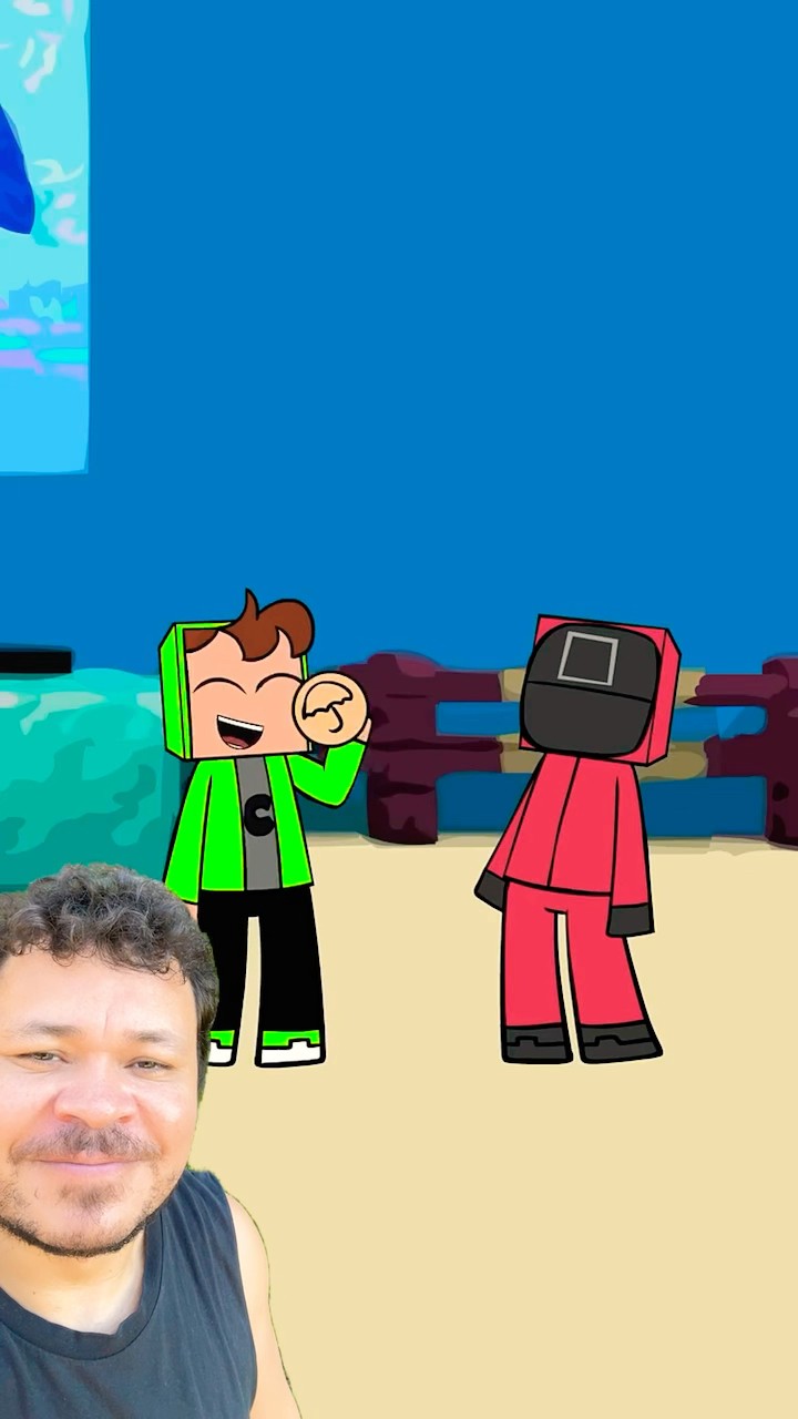 CADRES CONSEGUIU VENCER NO DESAFIO DO ROUND 6? #mayumigames #minecraft #round6 #shortsvideo
